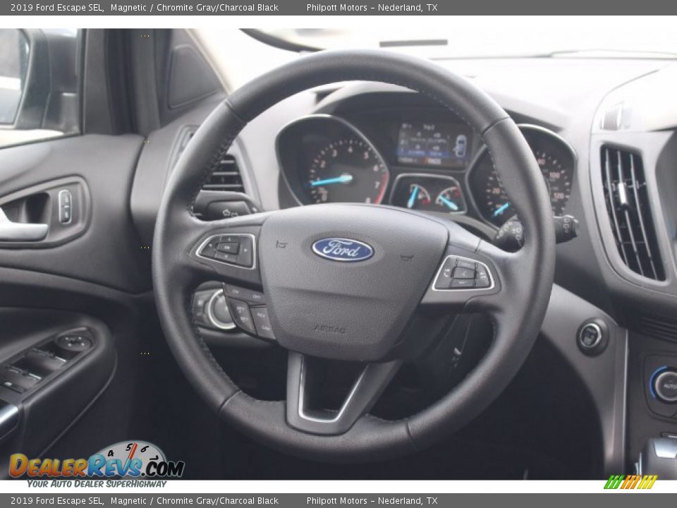 2019 Ford Escape SEL Magnetic / Chromite Gray/Charcoal Black Photo #25