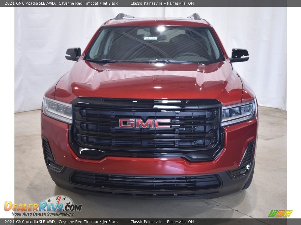 2021 GMC Acadia SLE AWD Cayenne Red Tintcoat / Jet Black Photo #4