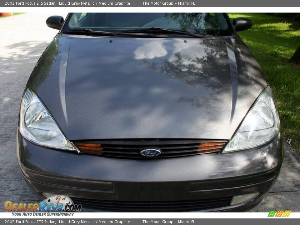 2002 Ford Focus ZTS Sedan Liquid Grey Metallic / Medium Graphite Photo #22