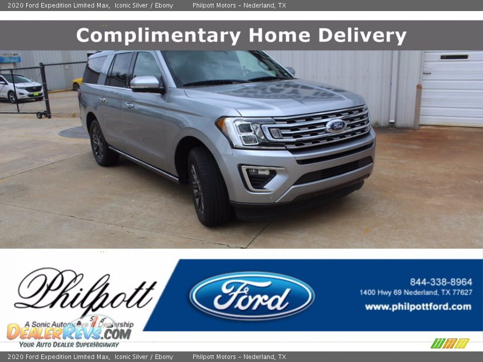 2020 Ford Expedition Limited Max Iconic Silver / Ebony Photo #1