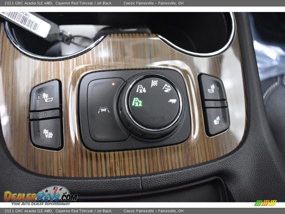 2021 GMC Acadia SLE AWD Cayenne Red Tintcoat / Jet Black Photo #12