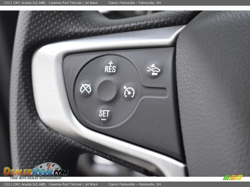 2021 GMC Acadia SLE AWD Cayenne Red Tintcoat / Jet Black Photo #13