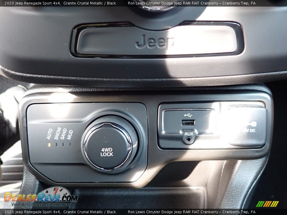 2020 Jeep Renegade Sport 4x4 Granite Crystal Metallic / Black Photo #18