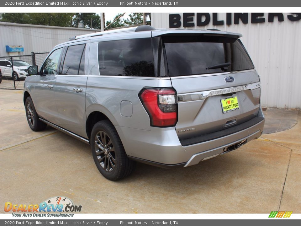 2020 Ford Expedition Limited Max Iconic Silver / Ebony Photo #8