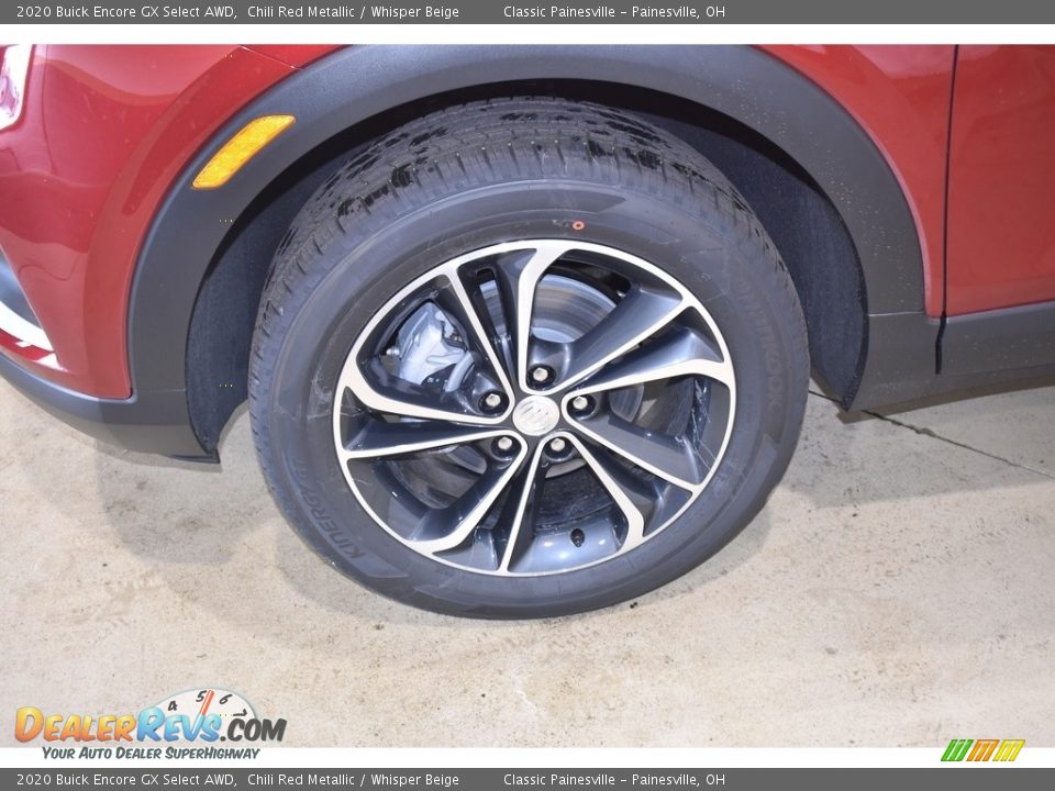 2020 Buick Encore GX Select AWD Chili Red Metallic / Whisper Beige Photo #5