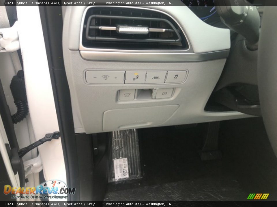 2021 Hyundai Palisade SEL AWD Hyper White / Gray Photo #10