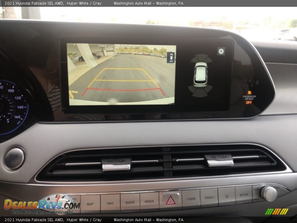 2021 Hyundai Palisade SEL AWD Hyper White / Gray Photo #17
