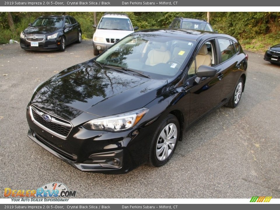 2019 Subaru Impreza 2.0i 5-Door Crystal Black Silica / Black Photo #1
