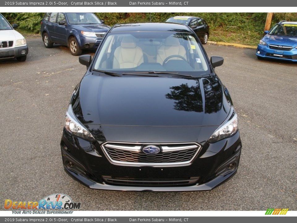 2019 Subaru Impreza 2.0i 5-Door Crystal Black Silica / Black Photo #2