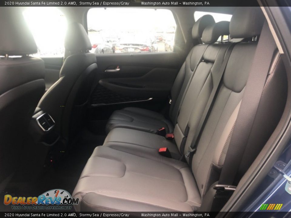2020 Hyundai Santa Fe Limited 2.0 AWD Stormy Sea / Espresso/Gray Photo #7