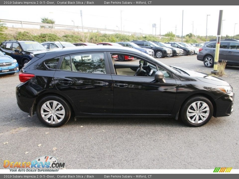 2019 Subaru Impreza 2.0i 5-Door Crystal Black Silica / Black Photo #4