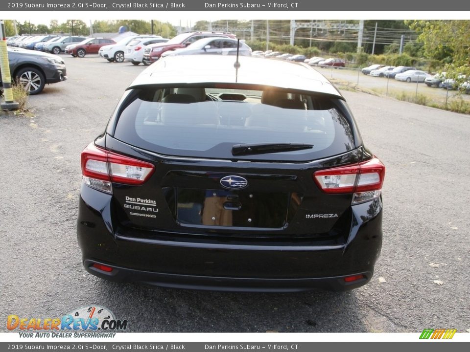 2019 Subaru Impreza 2.0i 5-Door Crystal Black Silica / Black Photo #6