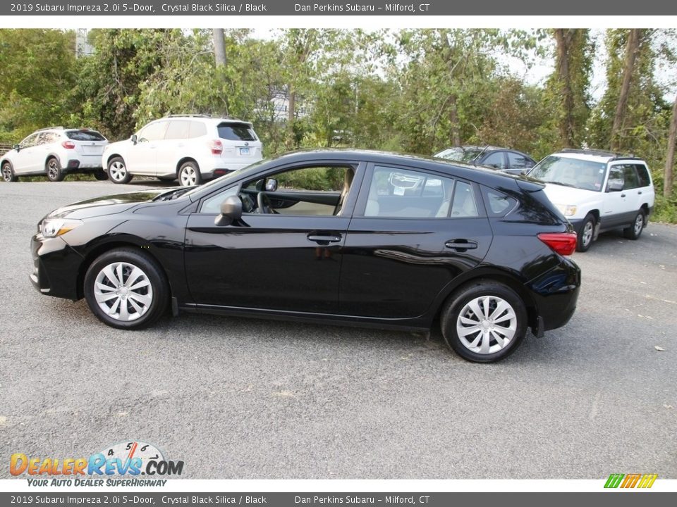 2019 Subaru Impreza 2.0i 5-Door Crystal Black Silica / Black Photo #8