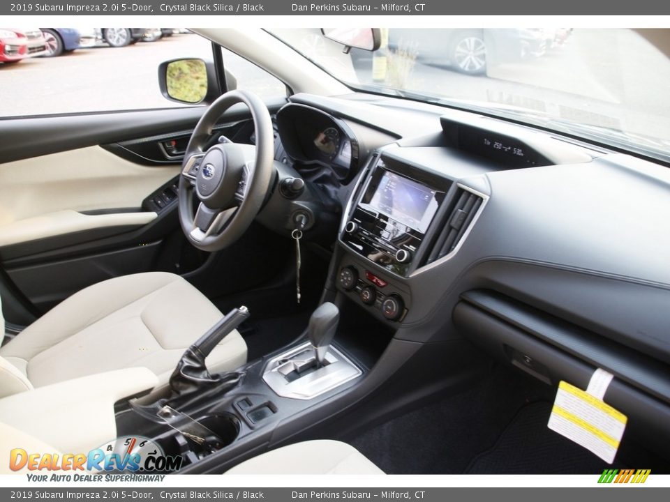 2019 Subaru Impreza 2.0i 5-Door Crystal Black Silica / Black Photo #15