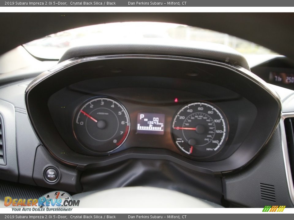 2019 Subaru Impreza 2.0i 5-Door Crystal Black Silica / Black Photo #17