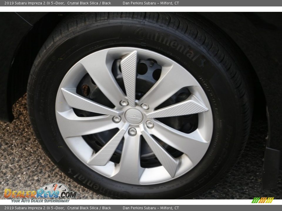 2019 Subaru Impreza 2.0i 5-Door Crystal Black Silica / Black Photo #21