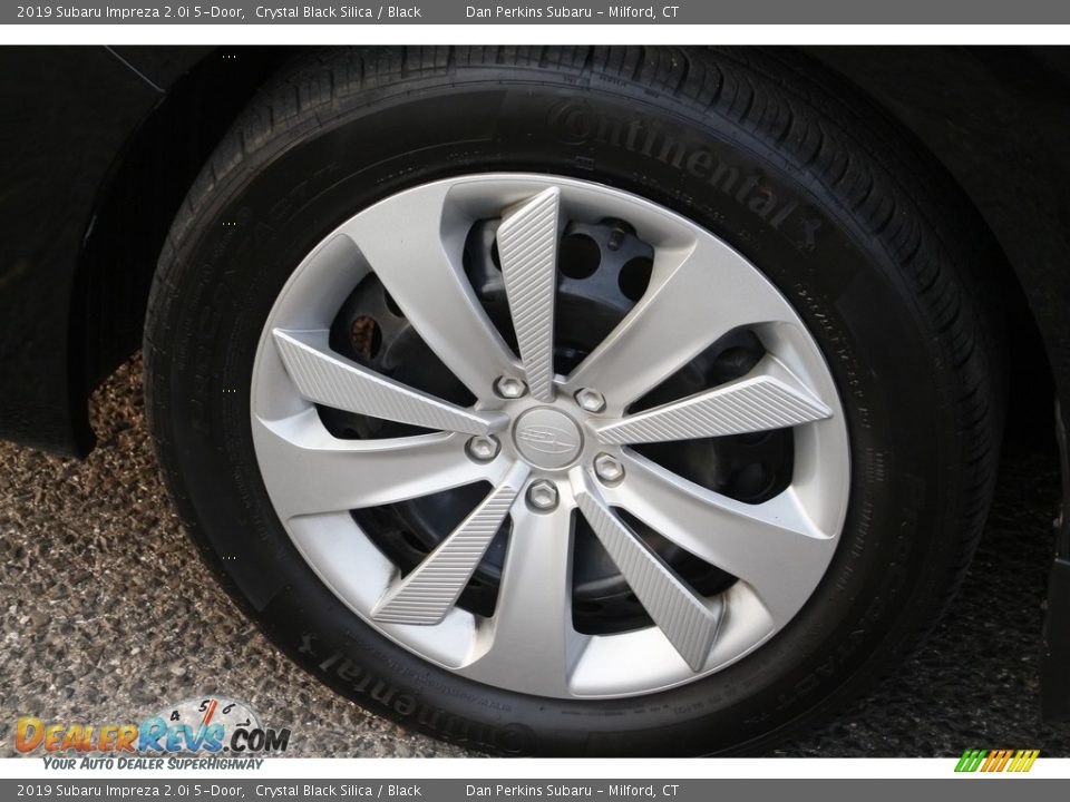 2019 Subaru Impreza 2.0i 5-Door Crystal Black Silica / Black Photo #22