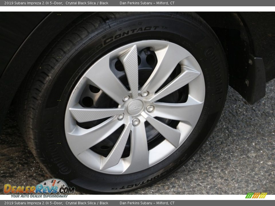 2019 Subaru Impreza 2.0i 5-Door Crystal Black Silica / Black Photo #23