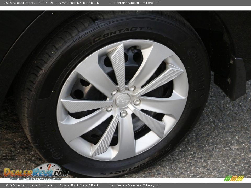 2019 Subaru Impreza 2.0i 5-Door Crystal Black Silica / Black Photo #24