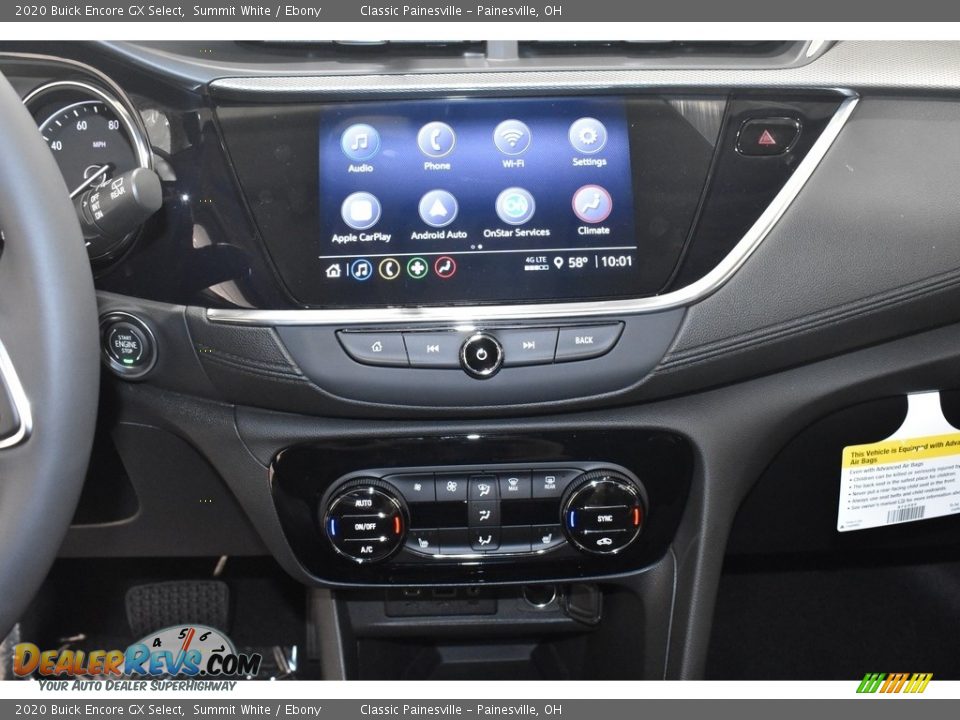 2020 Buick Encore GX Select Summit White / Ebony Photo #11