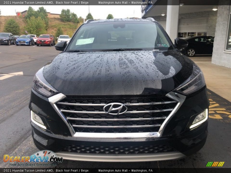 2021 Hyundai Tucson Limited AWD Black Noir Pearl / Beige Photo #5