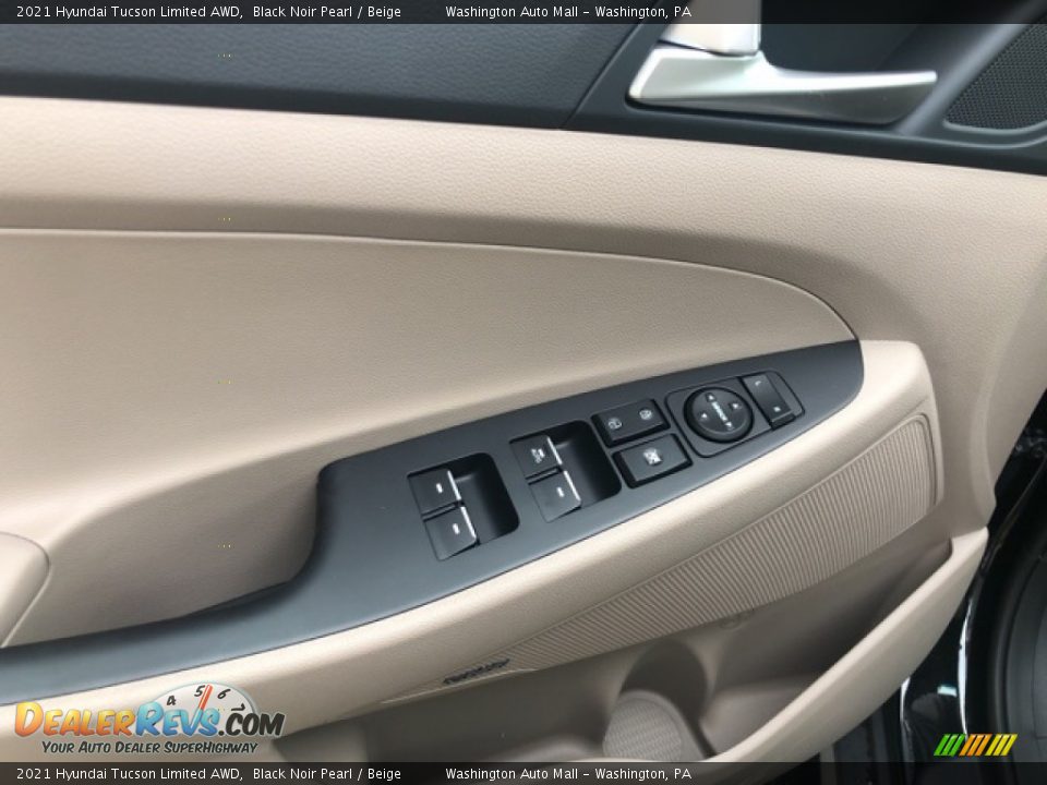 2021 Hyundai Tucson Limited AWD Black Noir Pearl / Beige Photo #8