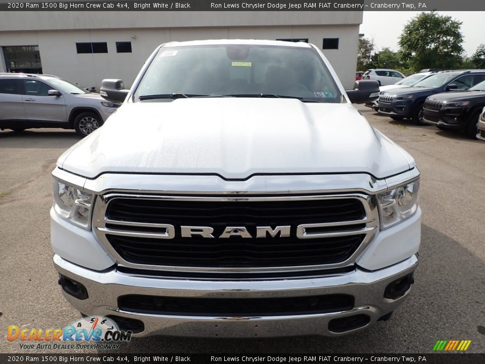 2020 Ram 1500 Big Horn Crew Cab 4x4 Bright White / Black Photo #2