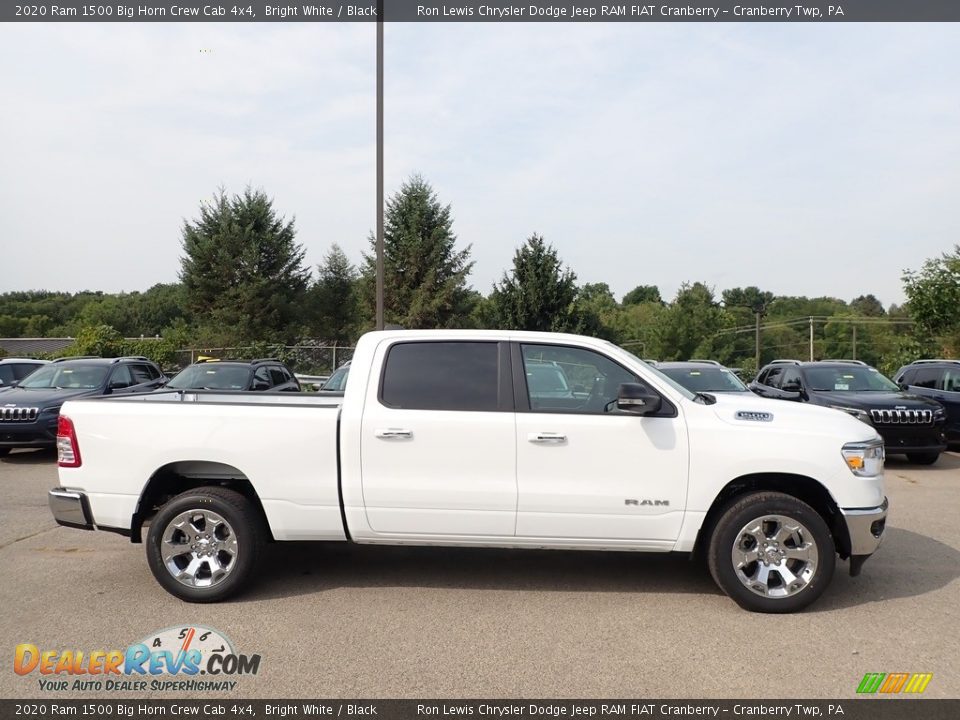 Bright White 2020 Ram 1500 Big Horn Crew Cab 4x4 Photo #4