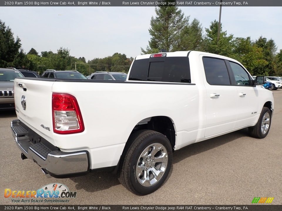 2020 Ram 1500 Big Horn Crew Cab 4x4 Bright White / Black Photo #5