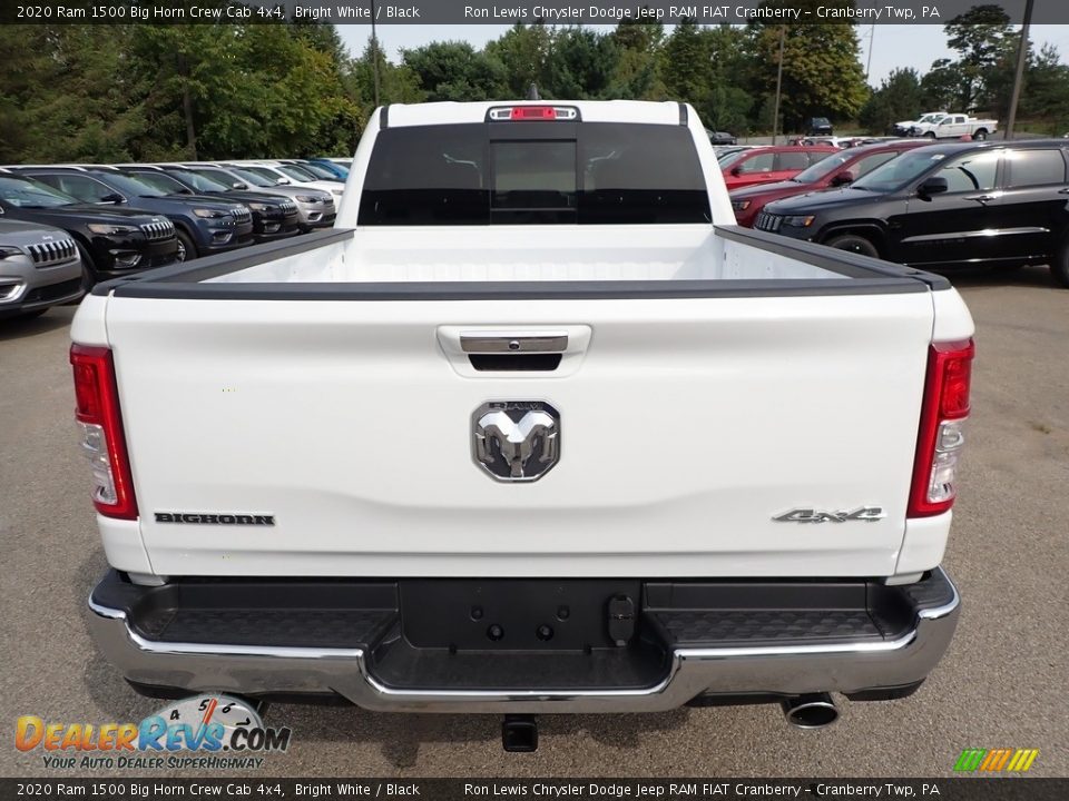 2020 Ram 1500 Big Horn Crew Cab 4x4 Bright White / Black Photo #6