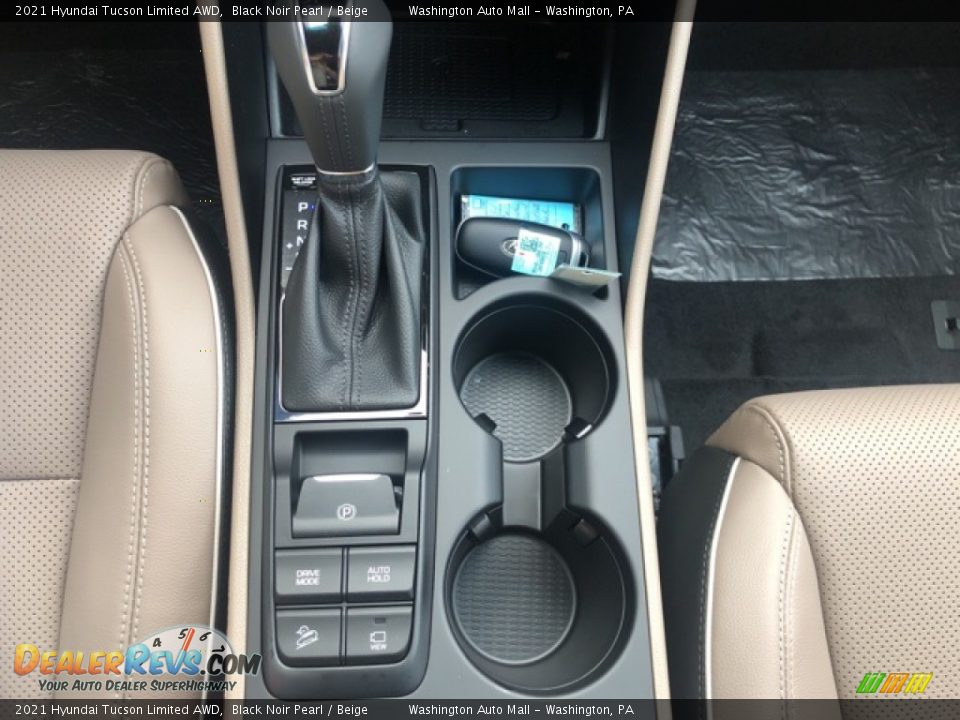 2021 Hyundai Tucson Limited AWD Black Noir Pearl / Beige Photo #15