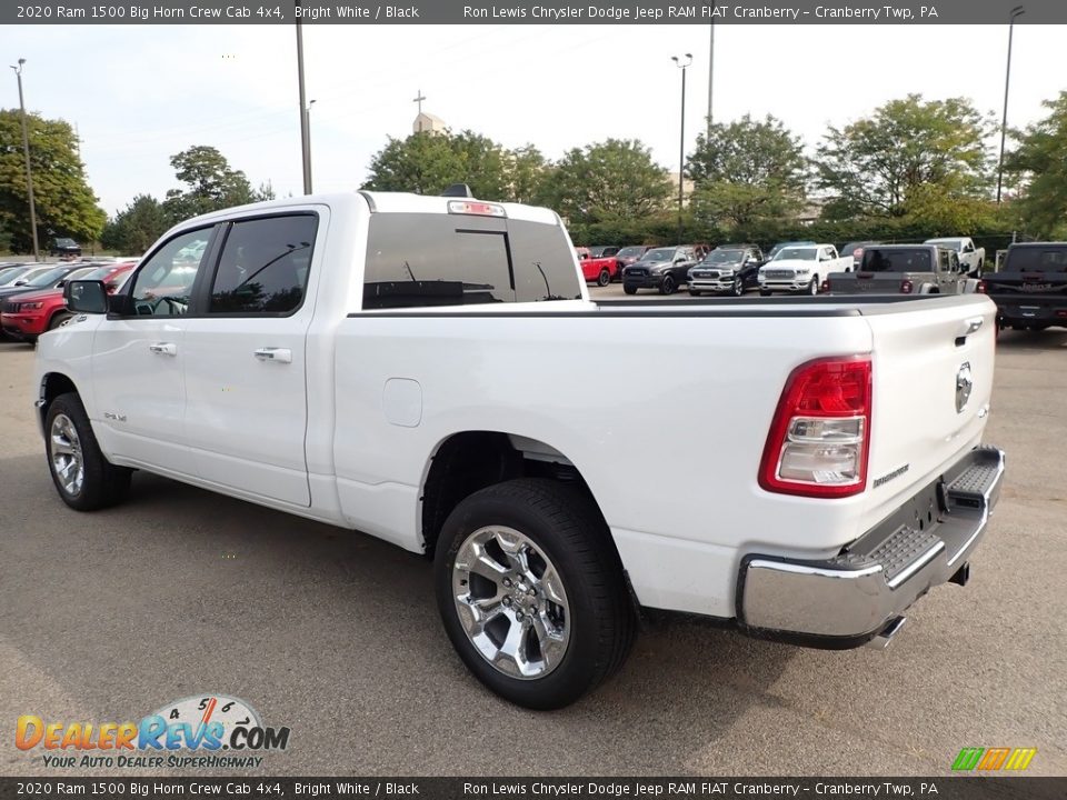 2020 Ram 1500 Big Horn Crew Cab 4x4 Bright White / Black Photo #7