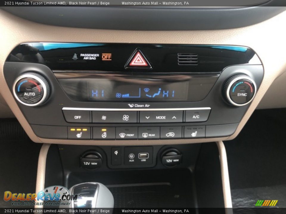 2021 Hyundai Tucson Limited AWD Black Noir Pearl / Beige Photo #16