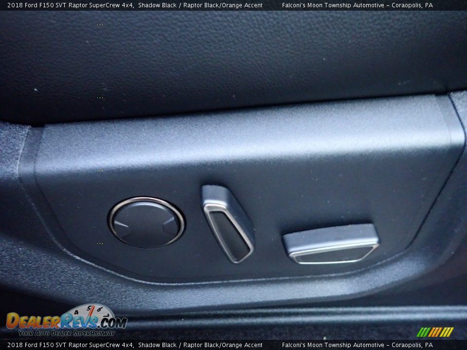 2018 Ford F150 SVT Raptor SuperCrew 4x4 Shadow Black / Raptor Black/Orange Accent Photo #12