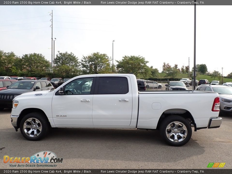 2020 Ram 1500 Big Horn Crew Cab 4x4 Bright White / Black Photo #8