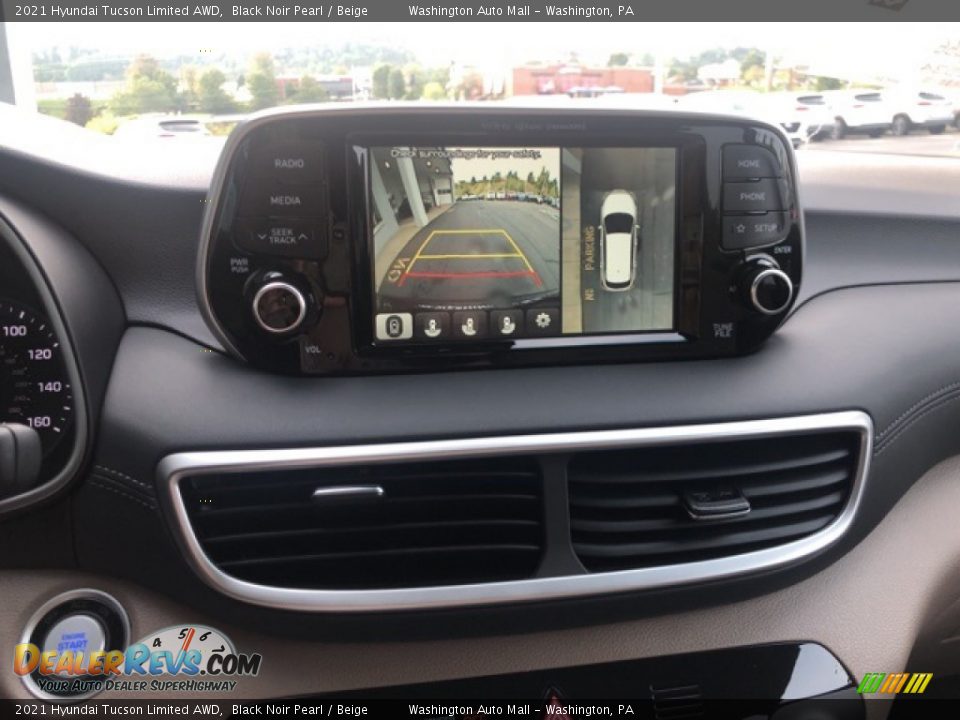2021 Hyundai Tucson Limited AWD Black Noir Pearl / Beige Photo #17
