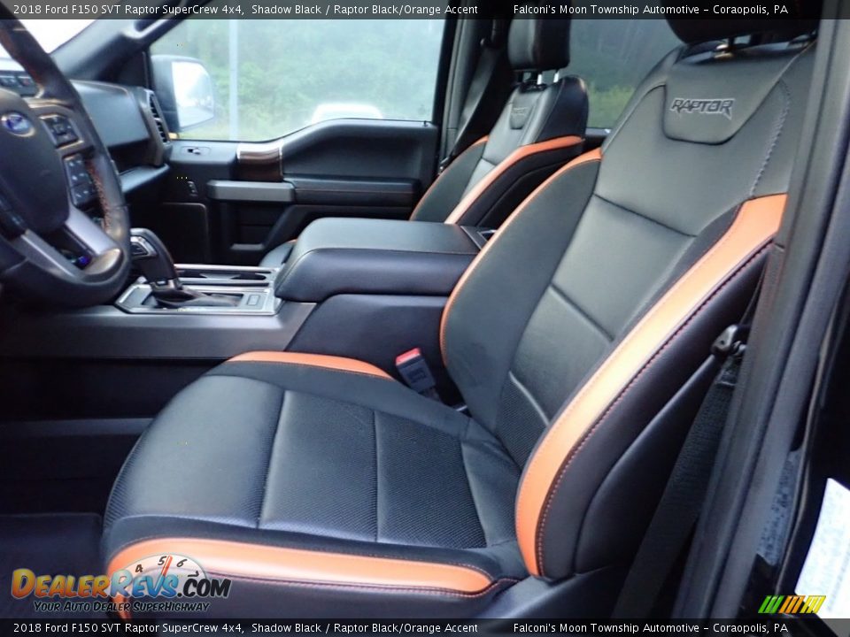 Front Seat of 2018 Ford F150 SVT Raptor SuperCrew 4x4 Photo #15