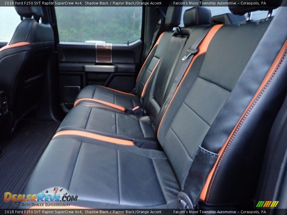 Rear Seat of 2018 Ford F150 SVT Raptor SuperCrew 4x4 Photo #16