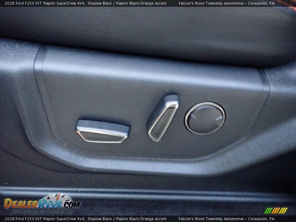 2018 Ford F150 SVT Raptor SuperCrew 4x4 Shadow Black / Raptor Black/Orange Accent Photo #19