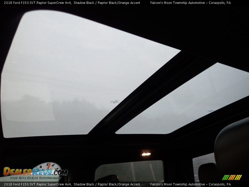 2018 Ford F150 SVT Raptor SuperCrew 4x4 Shadow Black / Raptor Black/Orange Accent Photo #20