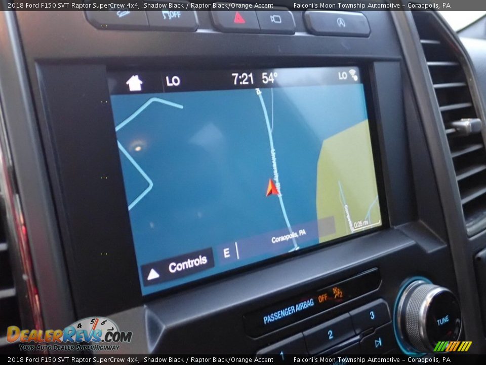 2018 Ford F150 SVT Raptor SuperCrew 4x4 Shadow Black / Raptor Black/Orange Accent Photo #21