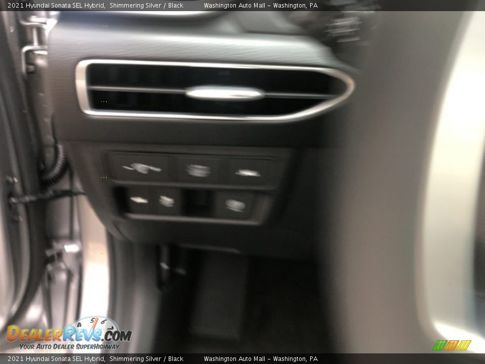 2021 Hyundai Sonata SEL Hybrid Shimmering Silver / Black Photo #10