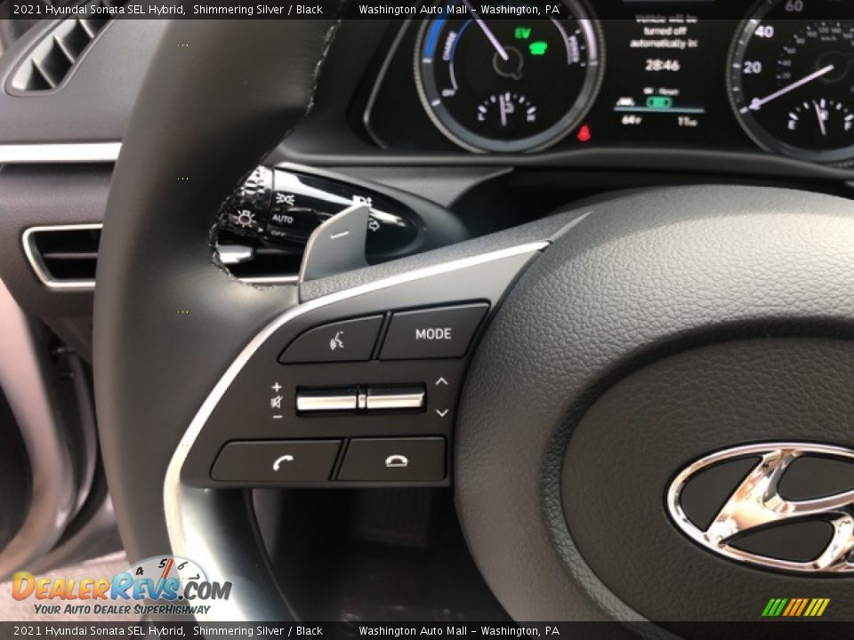 2021 Hyundai Sonata SEL Hybrid Steering Wheel Photo #12