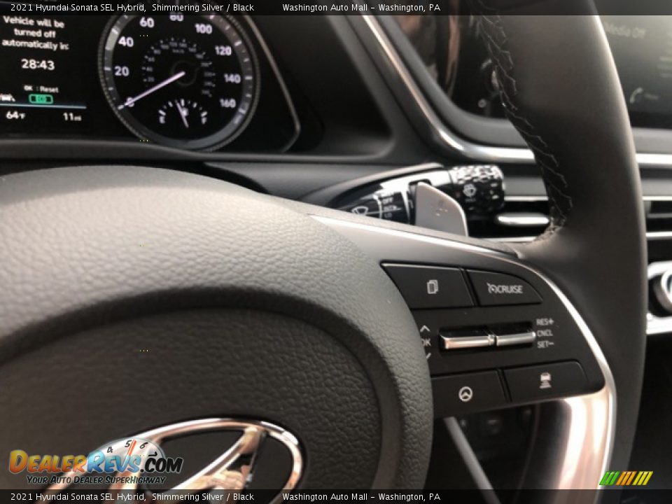 2021 Hyundai Sonata SEL Hybrid Steering Wheel Photo #13