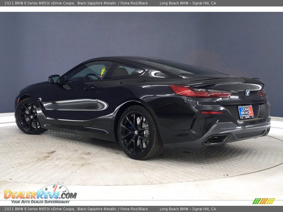 Black Sapphire Metallic 2021 BMW 8 Series M850i xDrive Coupe Photo #3