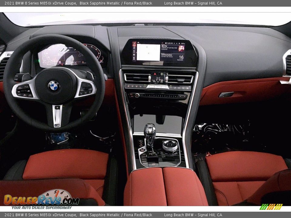 Fiona Red/Black Interior - 2021 BMW 8 Series M850i xDrive Coupe Photo #5