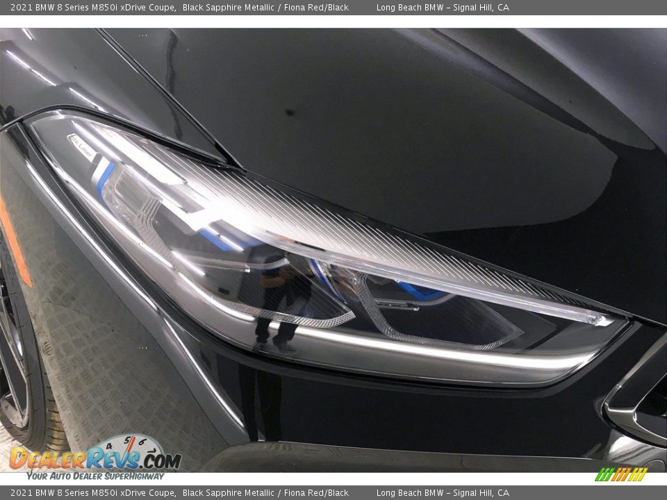 2021 BMW 8 Series M850i xDrive Coupe Black Sapphire Metallic / Fiona Red/Black Photo #14