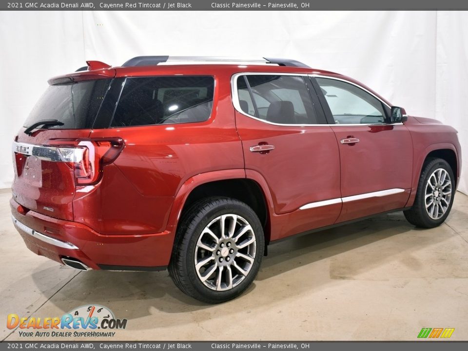 2021 GMC Acadia Denali AWD Cayenne Red Tintcoat / Jet Black Photo #2