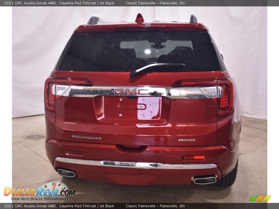 2021 GMC Acadia Denali AWD Cayenne Red Tintcoat / Jet Black Photo #3