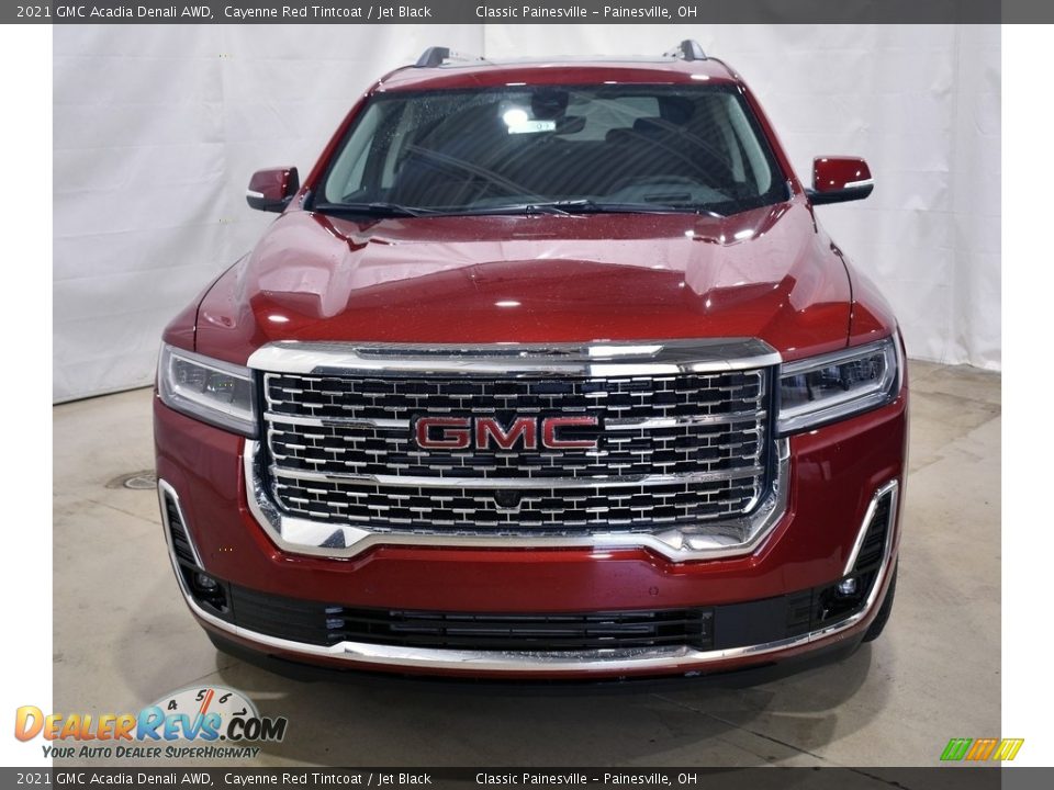 2021 GMC Acadia Denali AWD Cayenne Red Tintcoat / Jet Black Photo #4